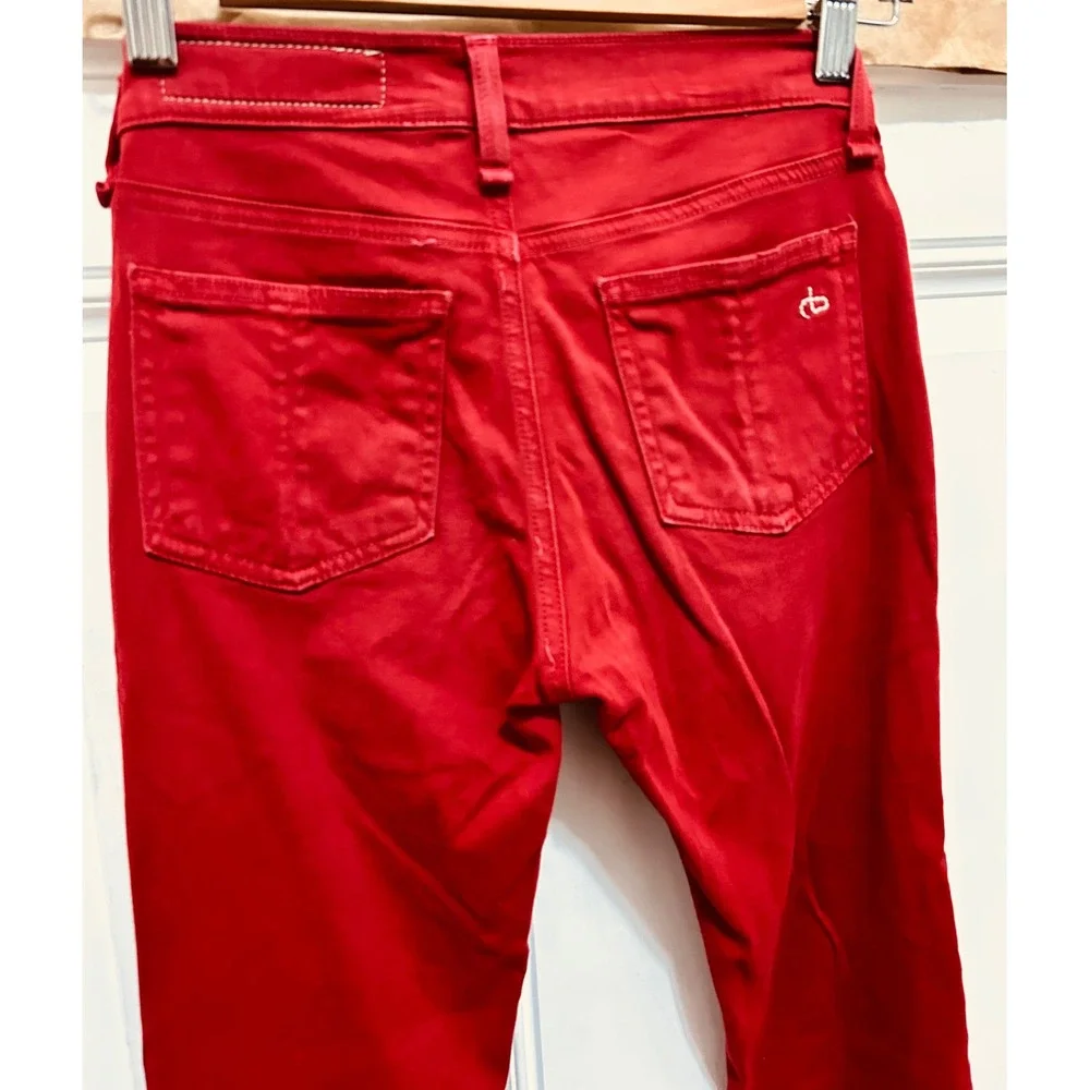 Rag & Bone Legging Jean for Bergdorf Goodman Red Skinny Pants Womens Size‎ 24